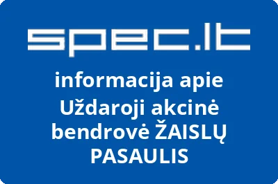 ŽAISLŲ PASAULIS, UAB