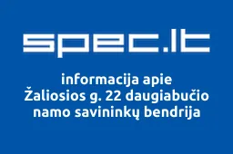 Žaliosios g. 22 daugiabučio namo savininkų bendrija | spec.lt