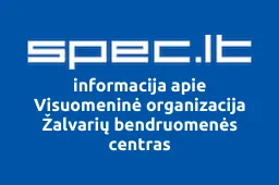 Visuomeninė organizacija Žalvarių bendruomenės centras | spec.lt