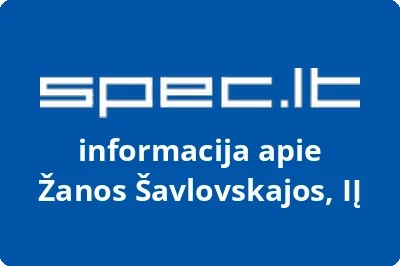 Žanos Šavlovskajos, IĮ