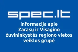 Zarasų ir Visagino žuvininkystės regiono vietos veiklos grupė iliustracija
