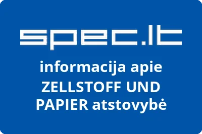 ZELLSTOFF UND PAPIER atstovybė