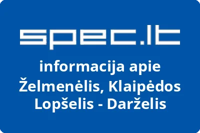Klaipėdos lopšelisdarželis Želmenėlis