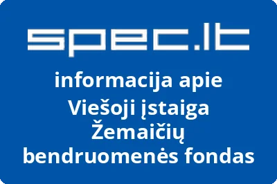 Žemaičių bendruomenės fondas, VŠĮ