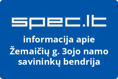 Žemaičių g. 3ojo namo savininkų bendrija