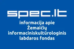 Žemaičių informaciniskultūrologinis labdaros fondas | spec.lt