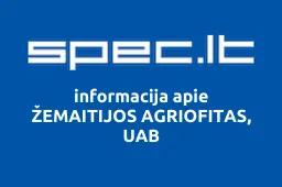 ŽEMAITIJOS AGRIOFITAS, UAB iliustracija