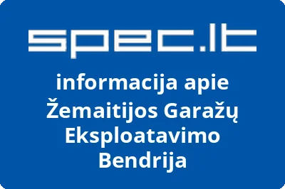 Žemaitijos garažų eksploatavimo bendrija