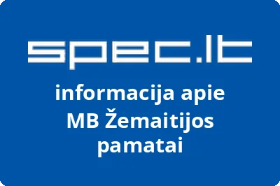 Žemaitijos pamatai, MB | spec.lt