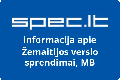 Žemaitijos verslo sprendimai, MB | spec.lt