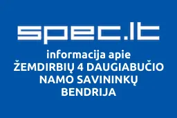 ŽEMDIRBIŲ 4 DAUGIABUČIO NAMO SAVININKŲ BENDRIJA | spec.lt