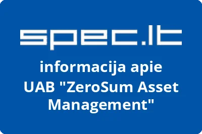 ZeroSum Asset Management, UAB | spec.lt