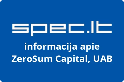 ZeroSum Capital, UAB | spec.lt