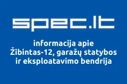 Žibintas-12, garažų statybos ir eksploatavimo bendrija | spec.lt
