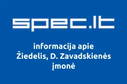 Žiedelis, D. Zavadskienės įmonė