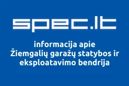 Žiemgalių garažų statybos ir eksploatavimo bendrija | spec.lt