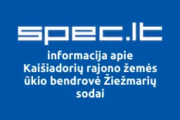 Kaišiadorių rajono žemės ūkio bendrovė Žiežmarių sodai iliustracija