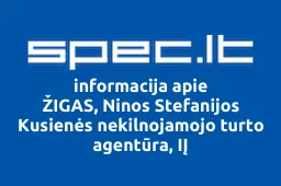 ŽIGAS, Ninos Stefanijos Kusienės nekilnojamojo turto agentūra, IĮ | spec.lt