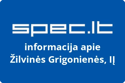 Žilvinės Grigonienės, IĮ | spec.lt