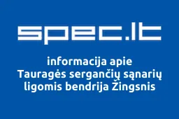 Tauragės sergančių sąnarių ligomis bendrija Žingsnis | spec.lt