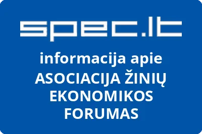 ASOCIACIJA ŽINIŲ EKONOMIKOS FORUMAS