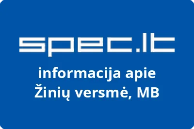 Žinių versmė, MB | spec.lt