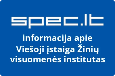 Žinių visuomenės institutas, VŠĮ