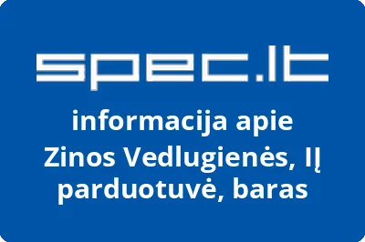 Zinos Vedlugienės, IĮ parduotuvė, baras