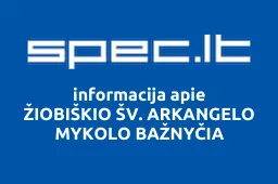 ŽIOBIŠKIO ŠV. ARKANGELO MYKOLO BAŽNYČIA iliustracija