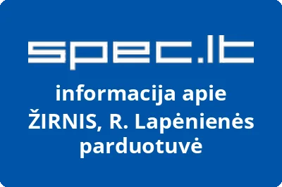ŽIRNIS, R. Lapėnienės parduotuvė