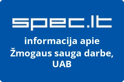 Žmogaus sauga darbe, UAB