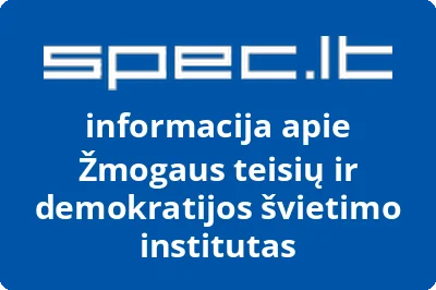 Žmogaus teisių ir demokratijos švietimo institutas | spec.lt
