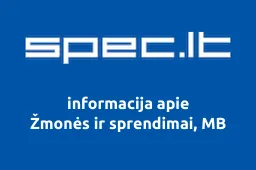 Žmonės ir sprendimai, MB | spec.lt