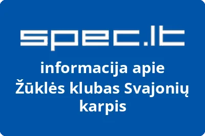 Žūklės klubas Svajonių karpis | spec.lt