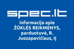 ŽŪKLĖS REIKMENYS, parduotuvė, R. Juozapavičiaus, IĮ iliustracija