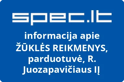 ŽŪKLĖS REIKMENYS, parduotuvė, R. Juozapavičiaus, IĮ