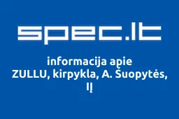 ZULLU, kirpykla, A. Šuopytės, IĮ | spec.lt