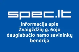 Žvaigždžių g. 6ojo daugiabučio namo savininkų bendrija | spec.lt