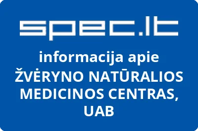 ŽVĖRYNO NATŪRALIOS MEDICINOS CENTRAS, UAB