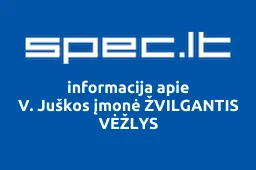 V. Juškos įmonė ŽVILGANTIS VĖŽLYS iliustracija