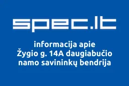 Žygio g. 14A daugiabučio namo savininkų bendrija iliustracija