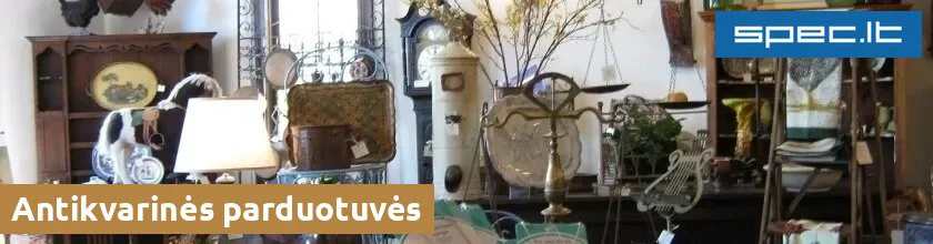 Antikvarinės parduotuvės | spec.lt