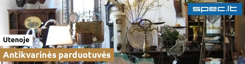 Antikvarinės parduotuvės Utenoje
