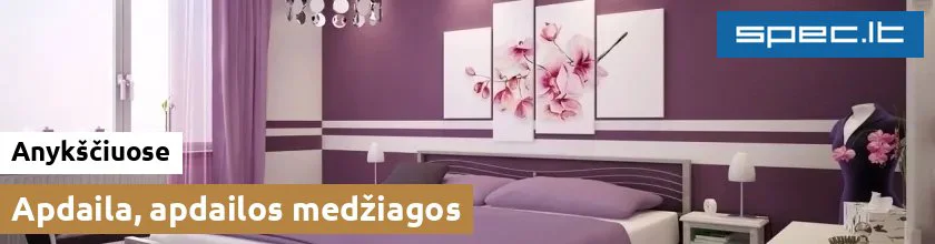 Apdaila, apdailos medžiagos Anykščiuose