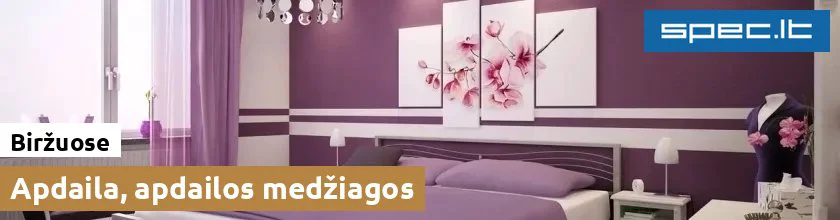 Apdaila, apdailos medžiagos Biržuose | spec.lt