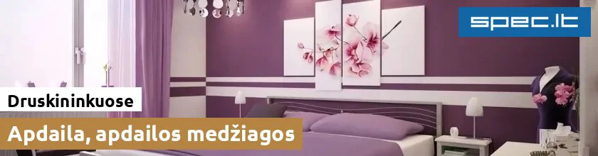Apdaila, apdailos medžiagos Druskininkuose