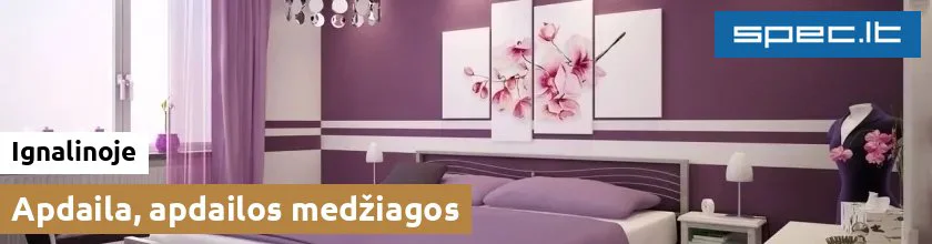 Apdaila, apdailos medžiagos Ignalinoje