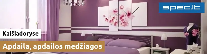 Apdaila, apdailos medžiagos Kaišiadoryse