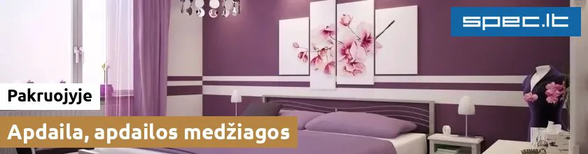 Apdaila, apdailos medžiagos Pakruojyje