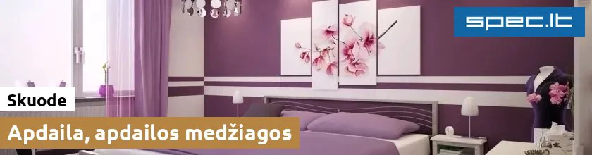 Apdaila, apdailos medžiagos Skuode